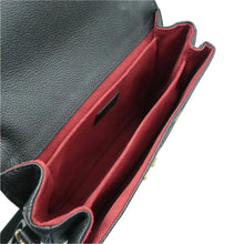 Load image into Gallery viewer, LOUIS VUITTON Metis Monogram Leather Satchel Bag Black