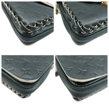 Load image into Gallery viewer, LOUIS VUITTON Metis Monogram Leather Satchel Bag Black