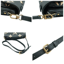 Load image into Gallery viewer, LOUIS VUITTON Metis Monogram Leather Satchel Bag Black
