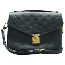 Load image into Gallery viewer, Louis Vuitton Metis Monogram Leather Satchel Bag Black