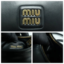 Load image into Gallery viewer, MIUMIU Leather Satchel Bag Black