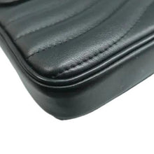 Load image into Gallery viewer, LOUIS VUITTON New Wave Leather Shoulder Bag Black