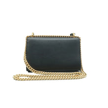 Load image into Gallery viewer, Gucci Strawberry Embroidered Small Padlock Calfskin Shoulder Bag Black