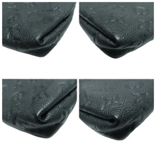 Load image into Gallery viewer, Louis Vuitton Pallas Clutch Leather Shoulder Bag Black