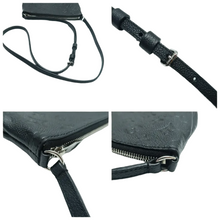 Load image into Gallery viewer, Louis Vuitton Pallas Clutch Leather Shoulder Bag Black