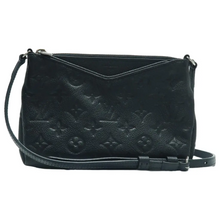 Load image into Gallery viewer, Louis Vuitton Pallas Clutch Leather Shoulder Bag Black