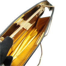 Load image into Gallery viewer, Fendi Peekaboo Leather Shoulder Bag Black