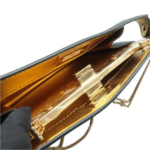 Load image into Gallery viewer, Fendi Peekaboo Leather Shoulder Bag Black