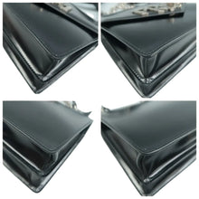 Load image into Gallery viewer, Prada Envelope Spazzolato Logo Leather Shoulder Bag Black