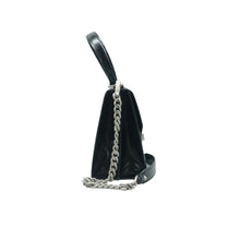 Load image into Gallery viewer, Prada Envelope Spazzolato Logo Leather Shoulder Bag Black