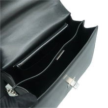 Load image into Gallery viewer, Prada Envelope Spazzolato Logo Leather Shoulder Bag Black