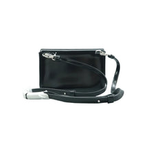 Load image into Gallery viewer, Prada Leather Crossbody Bag Black