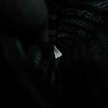 Load image into Gallery viewer, PRADA Leather Shoulder Bag Black