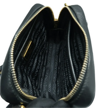 Load image into Gallery viewer, PRADA Leather Shoulder Bag Black