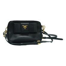 Load image into Gallery viewer, PRADA Leather Shoulder Bag Black