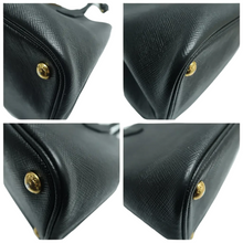 Load image into Gallery viewer, Prada Double Saffiano Leather Satchel Bag Black