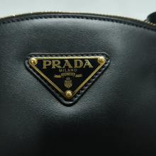 Load image into Gallery viewer, PRADA Leather Shoulder Bag Black