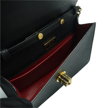 Load image into Gallery viewer, PRADA Saffiano Lux Leather Shoulder Bag Black