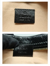 Load image into Gallery viewer, Gucci Rajah Large Leather Tote Bag Black