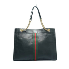 Load image into Gallery viewer, Gucci Rajah Large Leather Tote Bag Black