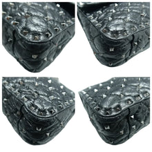Load image into Gallery viewer, VALENTINO GARAVANI Rockstud spike Leather Satchel Bag Black