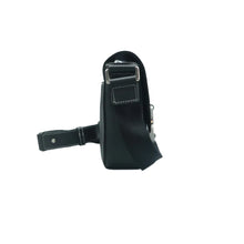 Load image into Gallery viewer, Christian Dior Saddle Leather Shoulder Bag Black