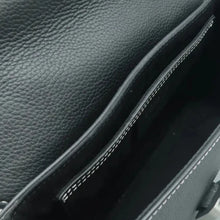 Load image into Gallery viewer, Christian Dior Saddle Leather Shoulder Bag Black