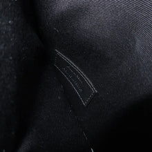 Load image into Gallery viewer, Saint Laurent  Calfskin Crocodile Embossed Uptown Monogram Clutch Black