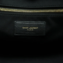 Load image into Gallery viewer, Yves Saint Laurent Liya Leather Satchel Bag Black