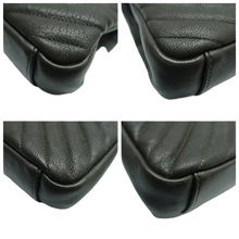 Load image into Gallery viewer, Yves Saint Laurent College Leather Satchel Bag Black