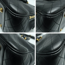 Load image into Gallery viewer, Yves Saint Laurent Liya Leather Satchel Bag Black