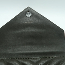 Load image into Gallery viewer, Yves Saint Laurent College Leather Satchel Bag Black