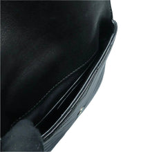 Load image into Gallery viewer, YVES SAINT LAURENT Double Flap Quited Leather Crossbody Black
