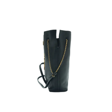 Load image into Gallery viewer, Yves Saint Laurent Pochon Leather Shoulder Bag Black