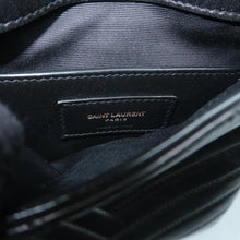 Load image into Gallery viewer, YVES SAINT LAURENT Double Flap Quited Leather Crossbody Black