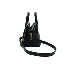 Load image into Gallery viewer, Yves Saint Laurent Liya Leather Satchel Bag Black