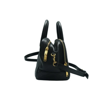 Load image into Gallery viewer, Yves Saint Laurent Liya Leather Satchel Bag Black