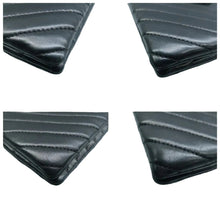 Load image into Gallery viewer, YVES SAINT LAURENT Double Flap Quited Leather Crossbody Black