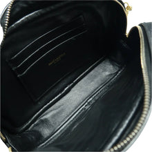 Load image into Gallery viewer, Yves Saint Laurent Lou Mini Chevron Leather Camera Crossbody Bag Black
