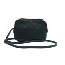Load image into Gallery viewer, Louis Vuitton Saintonge Monogram Leather Satchel Bag Black