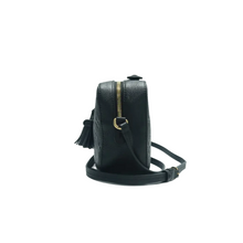 Load image into Gallery viewer, Louis Vuitton Saintonge Monogram Leather Satchel Bag Black