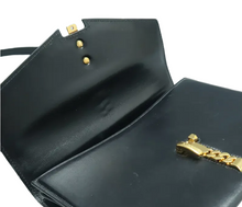Load image into Gallery viewer, GUCCI Sylvie Leather Satchel Bag Black