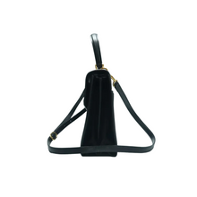 Load image into Gallery viewer, GUCCI Sylvie Leather Satchel Bag Black