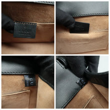 Load image into Gallery viewer, Gucci  Sylvie Calfskin Mini Top Handle Bag Black