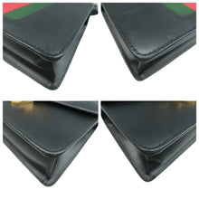 Load image into Gallery viewer, Gucci  Sylvie Calfskin Mini Top Handle Bag Black