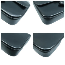 Load image into Gallery viewer, CELINE Triomphe Canvas Shoulder Bag Black