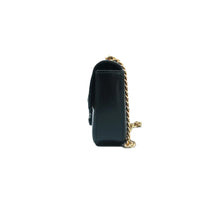 Load image into Gallery viewer, CELINE Triomphe Canvas Shoulder Bag Black