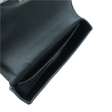 Load image into Gallery viewer, CELINE Triomphe Canvas Shoulder Bag Black