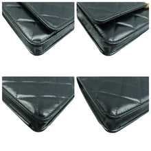 Load image into Gallery viewer, CHANEL Wallet on Chain WOC Leather Crossbody Bag Black