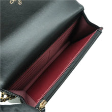 Load image into Gallery viewer, CHANEL Wallet on Chain WOC Leather Crossbody Bag Black